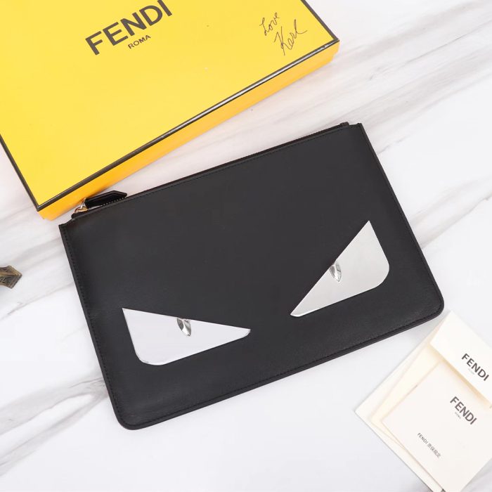 FENDI Printed Canvas Clutch (Perfect Replica) - Image 10