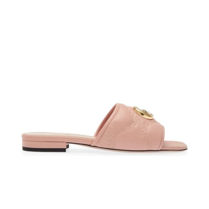 Gucci Jolie GG Matelass¨¦ Slide Sandal (Perfect Replica) - Image 3