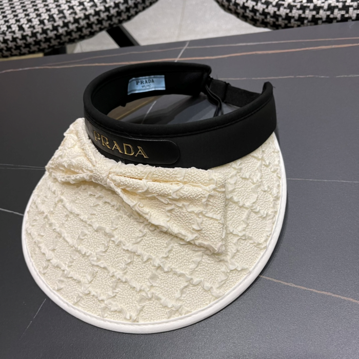 Prada Small Fragrance Sunscreen Hat Sunhat (Perfect Replica) - Image 4