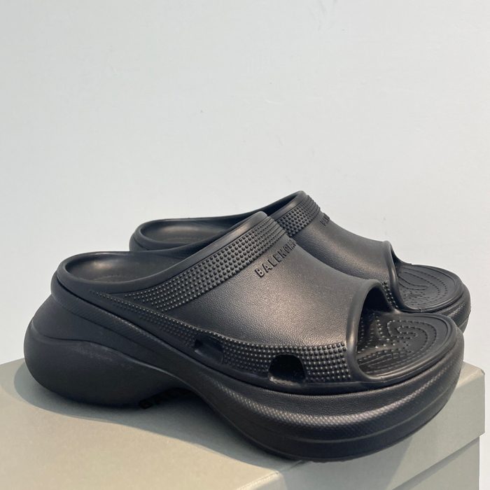 Balenciaga Pool Crocs Rubber Platform Slippers Slide Sandal(Perfect Replica) - Image 6