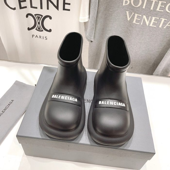 Balenciaga round Toe Rain Boots Slide Sandal(Perfect Replica) - Image 4