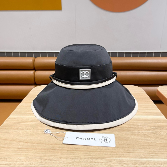 Chanel Wear a Double-sided Windproof Sun Hat Sunhat (Perfect Replica) - Image 3