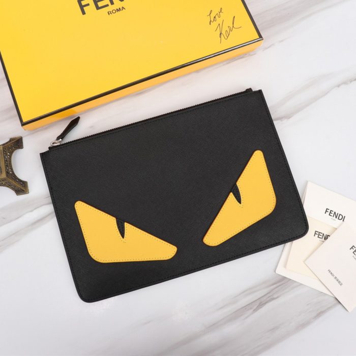 FENDI Printed Canvas Clutch (Perfect Replica) - Image 5