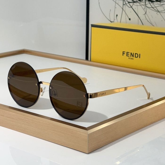 Fendi Lightweight Round Sunglasses Top quality (Perfect Replica) - Image 6