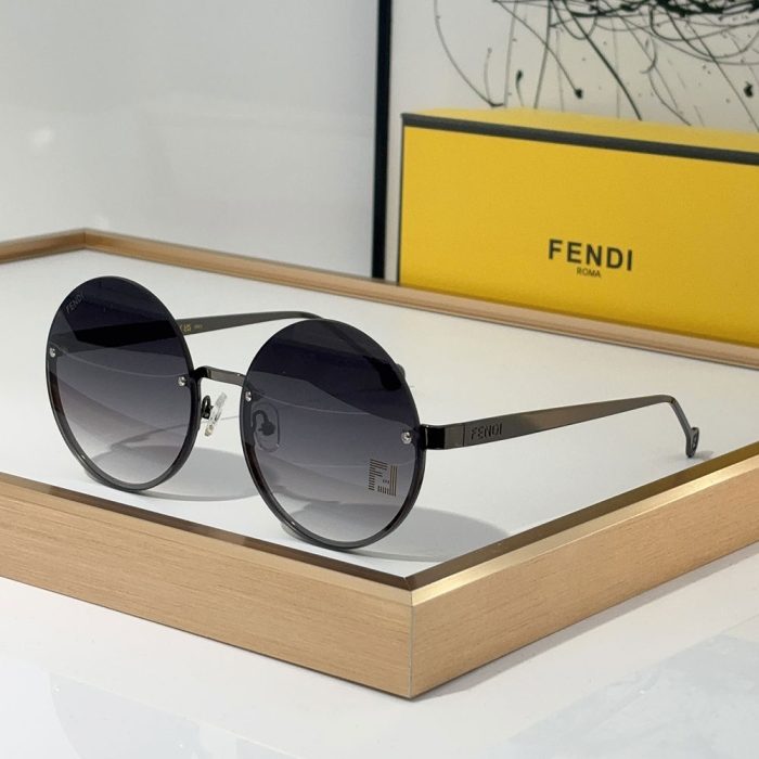 Fendi Lightweight Round Sunglasses Top quality (Perfect Replica)