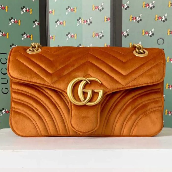 Gucci GG Marmont Velvet Small(Perfect Replica) - Image 4