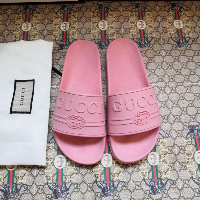 Gucci GG Wmns Rubber Slide Sandal 525140 (Perfect Replica) - Image 3