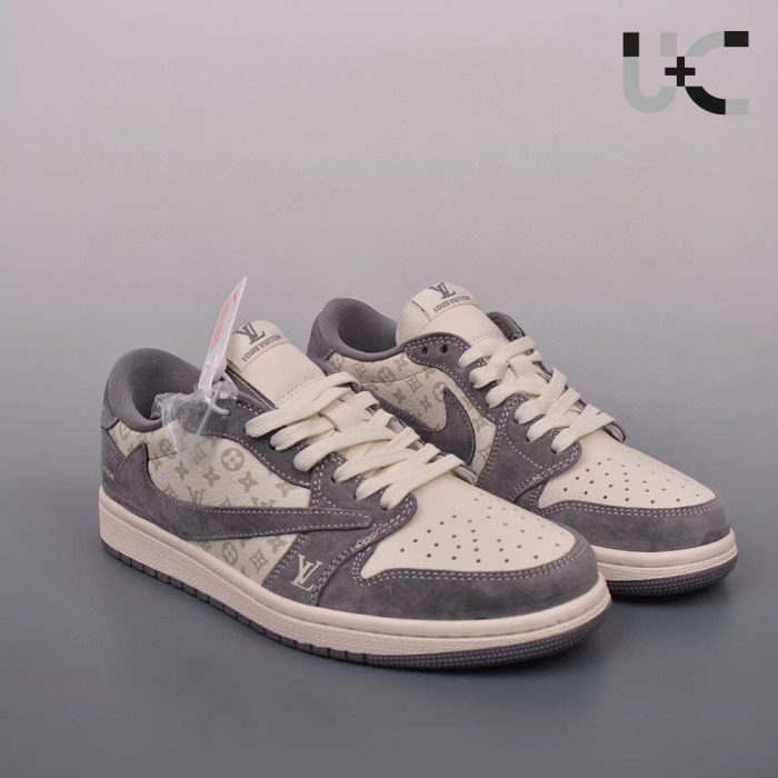 Fragment x TS x LV x Nike Air Jordan 1 Low(Perfect Replica)