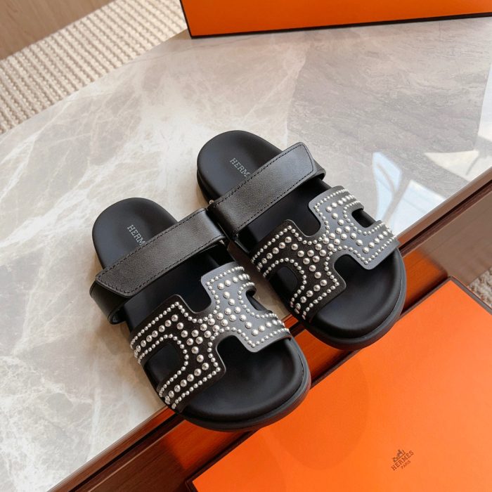 Hermes Chypre Slide Sandals (Perfect Replica)