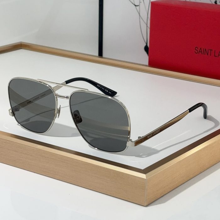 Saint Laurent YSL Metal Oval Sunglasses Top Quality(Perfect Replica)