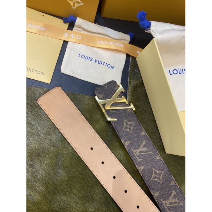 LV Classic Sand Bottom Louis Men's Belt 40 MM