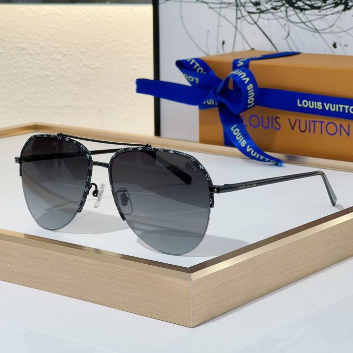 Louis Vuitton LV Frame Logo sunglasses Top quality (Perfect Replica)