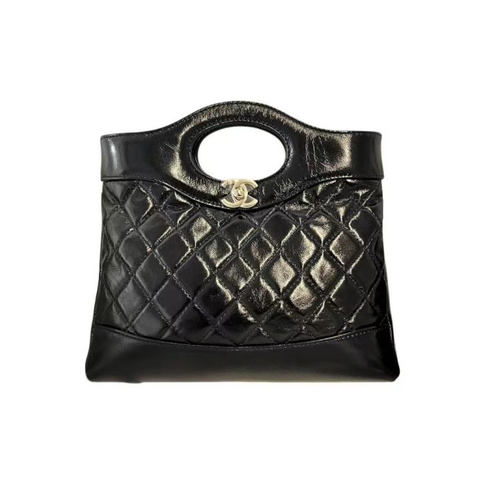 Chanel C31 Shopping Black Calfskin LGHW (Perfect Replica) - Image 2