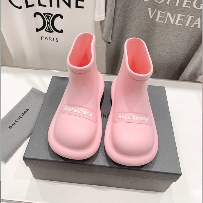 Balenciaga round Toe Rain Boots Slide Sandal(Perfect Replica)