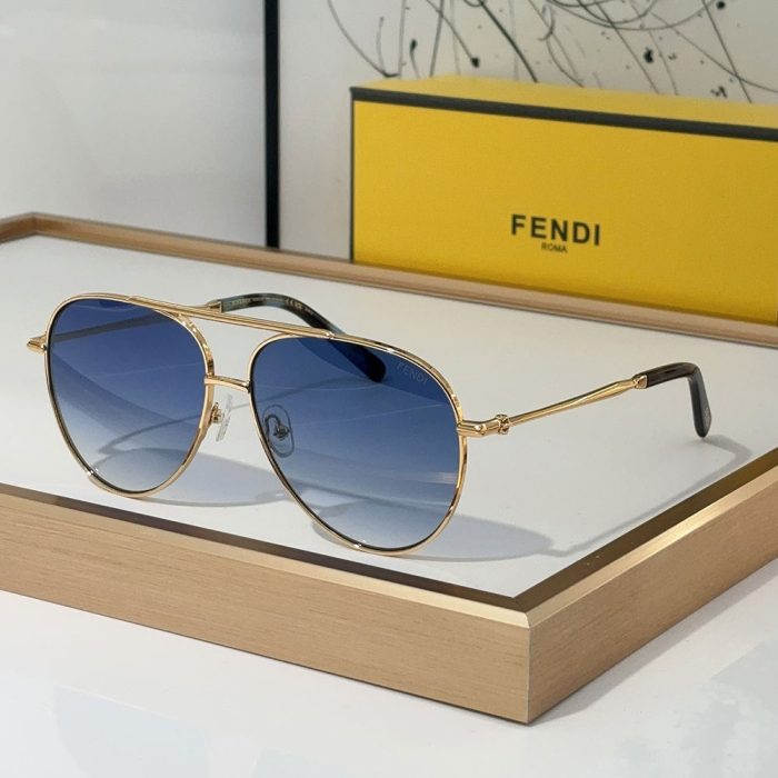 Fendi Aviator metal Sunglasses Top quality (Perfect Replica) - Image 4