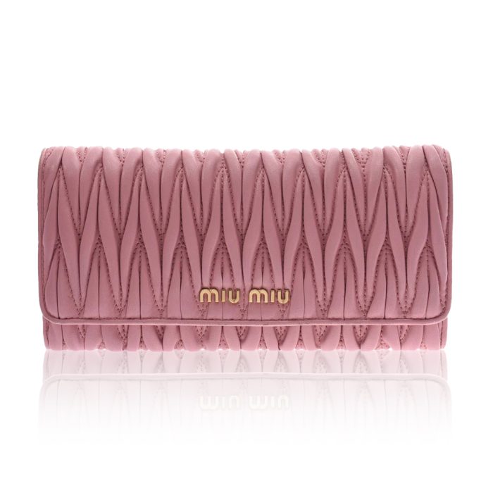 MIU MIU Matelass¨¦ Leather Long Wallet(Perfect Replica) - Image 2