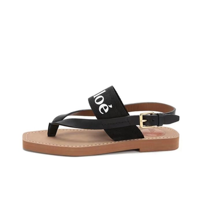 Chloe Logo Flip-flops Shoes Sandal (Perfect Replica) - Image 3