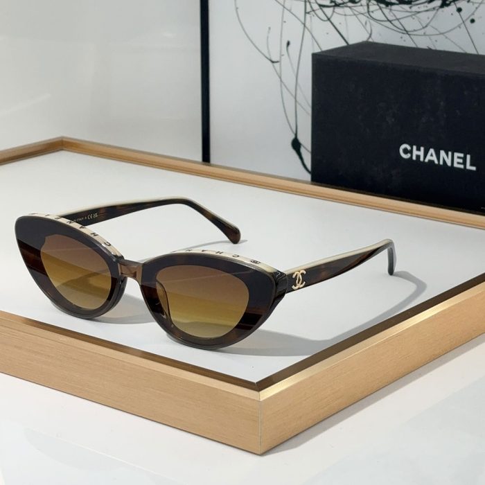 Chanel Mirror leg Logo Cat-eye Sunglasses Top quality (Perfect Replica)