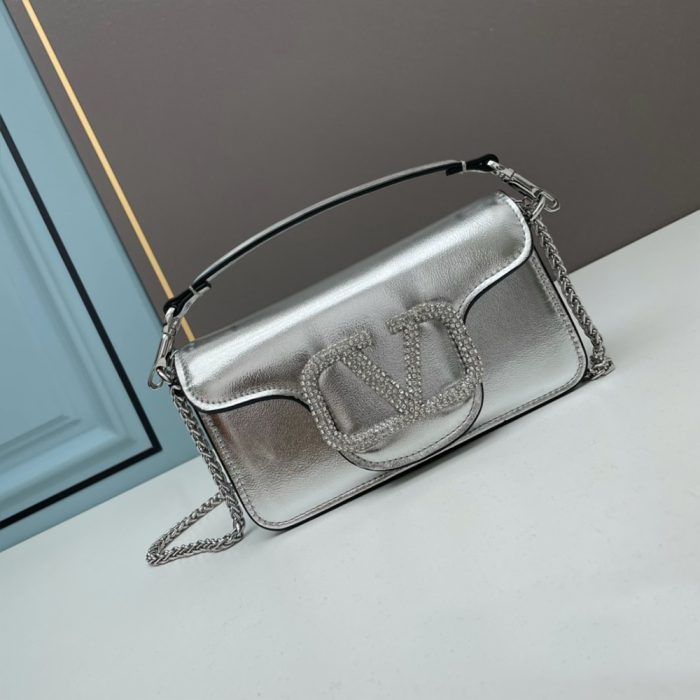 VALENTINO GARAVANI LOC?MICRO BAG WITH CHAIN AND JEWEL LOGO (Perfect Replica) - Image 8