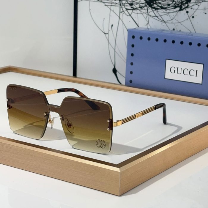 Gucci Stylish Frameless Design sunglasses Top quality (Perfect Replica) - Image 5