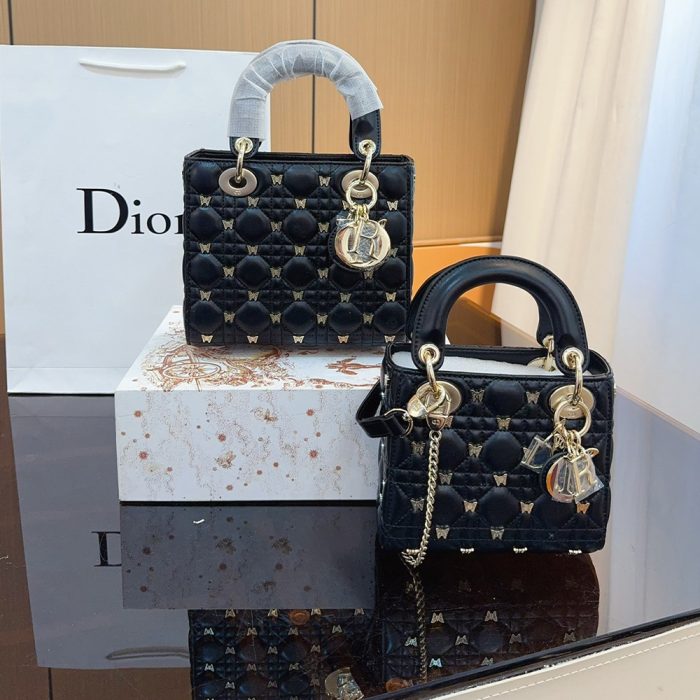 Dior Lady Dior Butterfly Rivet Bags (Perfect Replica)