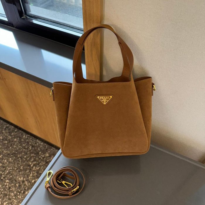 Prada Suede Mni Tote Ld44(Replica) - Image 4