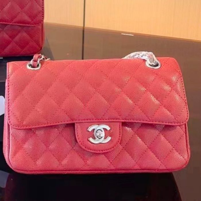 Chanel Caviar CF Small 23CM(Perfect Replica) - Image 9