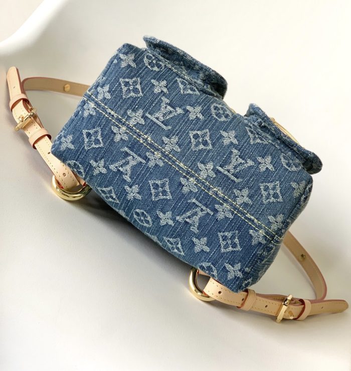 Louis Vuitton LV VENICE Denim Backpack M46836(Perfect Replica) - Image 6