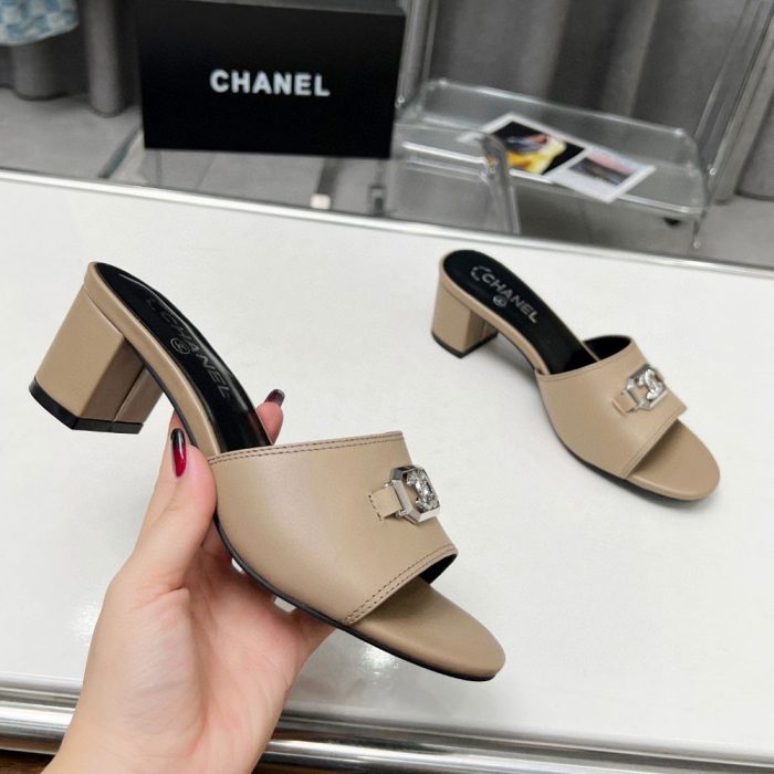 Chanel Flat Open-toed Flip-flops With Thick Heels Slide Sandal(Perfect Replica) - Image 4