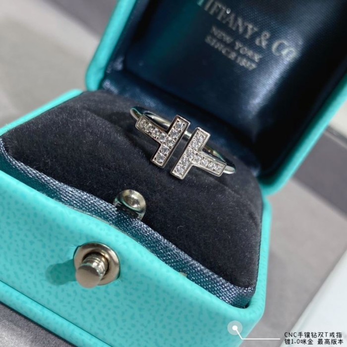 Tiffany Double T Diamond Ring