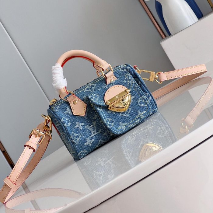 Louis Vuitton LV Nano Speedy Hand Crossbody Bag M82950 Top quality(Perfect Replica)