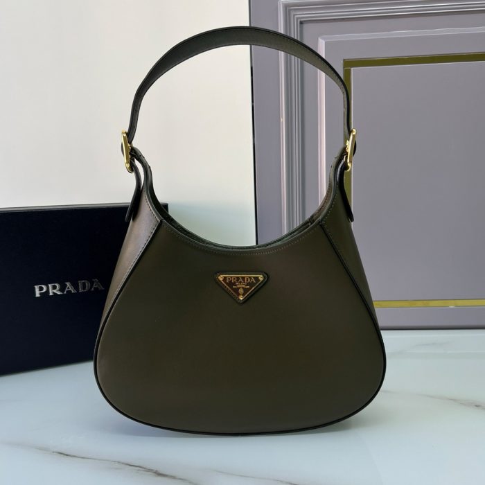 PRADA Calfskin Hobo Bag Shoulder Bag (Perfect Replica) - Image 5