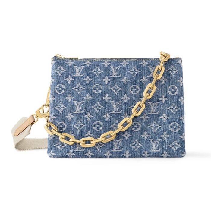 Louis Vuitton LV COUSSIN Denim Bag M24564(Perfect Replica)