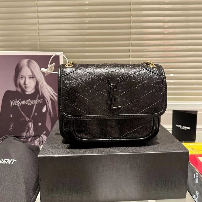 Saint Laurent YSL Niki Baby In Vintage Leather (Perfect Replica) - Image 7