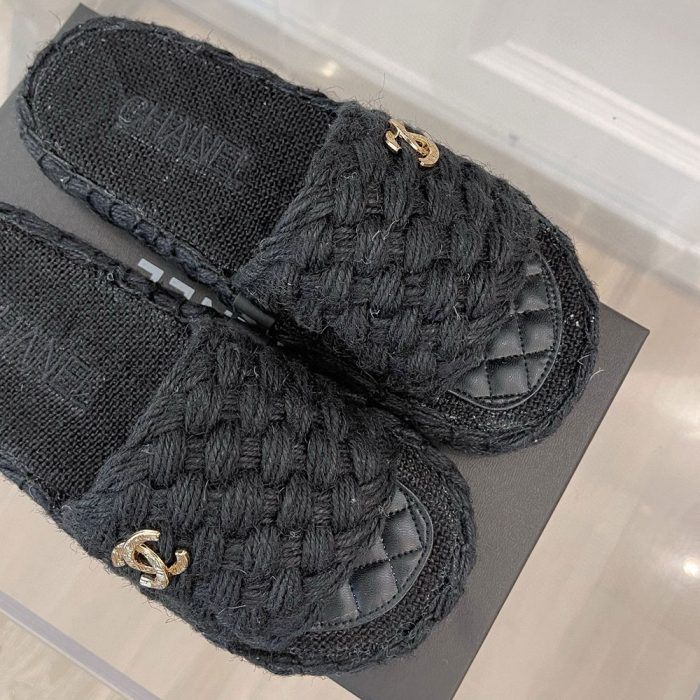 Chanel All kinds of Woven Fabrics Sandals Slide£¨Perfect Replica£© - Image 3