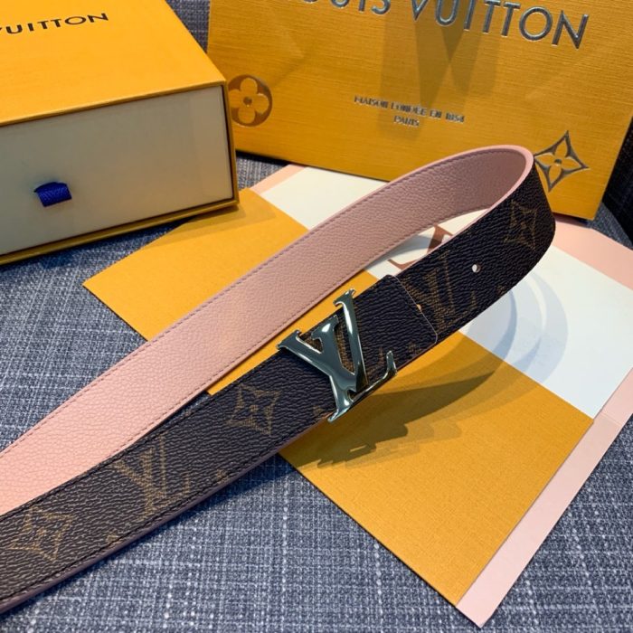 Lv Litchi Pattern Women's Belt 30MM