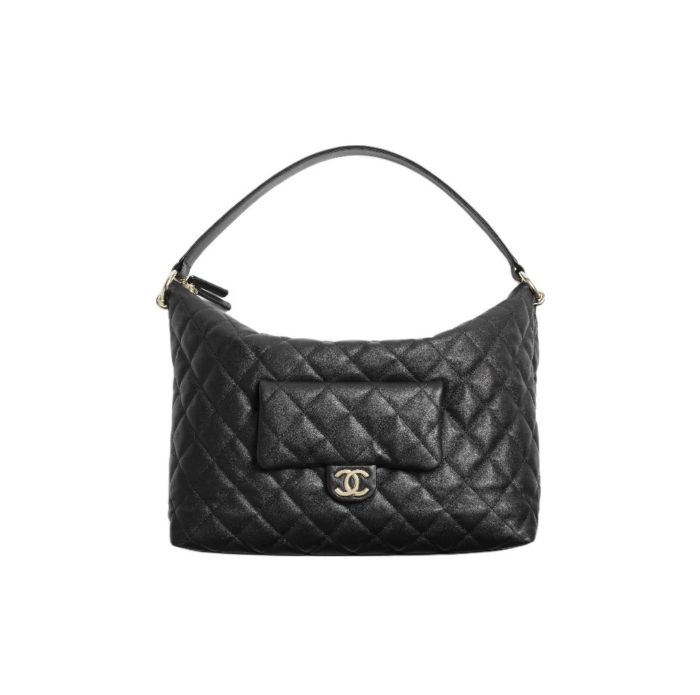 Chanel Hobo Calf Leather Shoulder Bag Handbag (Perfect Replica) - Image 2