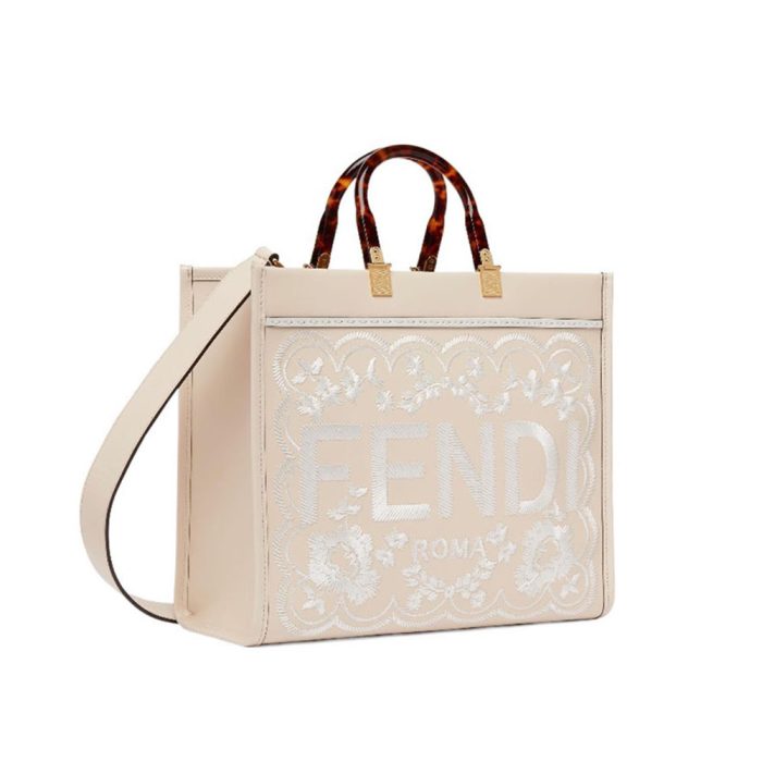 FENDI Sunshine Flower Embroidery Bag Medium(Perfect Replica) - Image 3