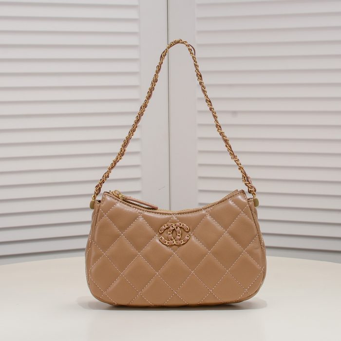 Chanel 23K Double C Hobo Chain Shoulder Bag Handbag(Perfect Replica) - Image 3