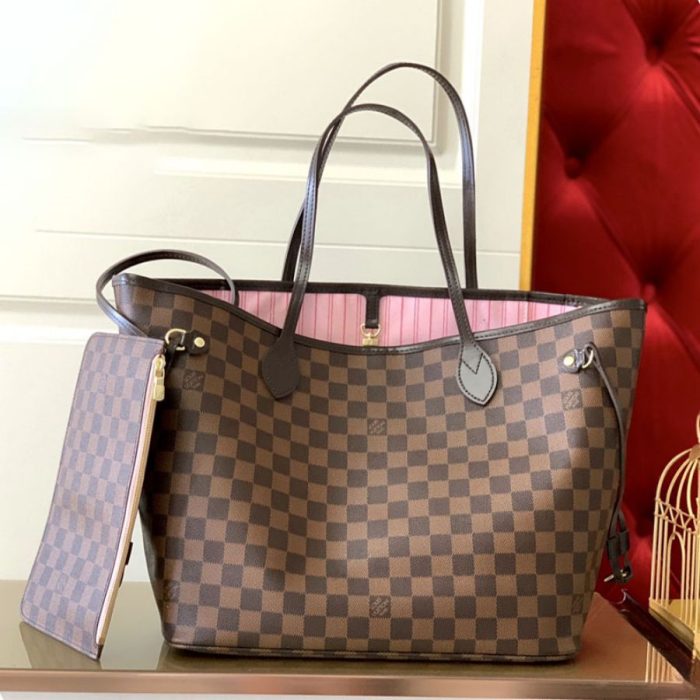 Louis Vuitton LV Neverfull Monogram Damier MM&GM N41357 (Perfect Replica) - Image 4